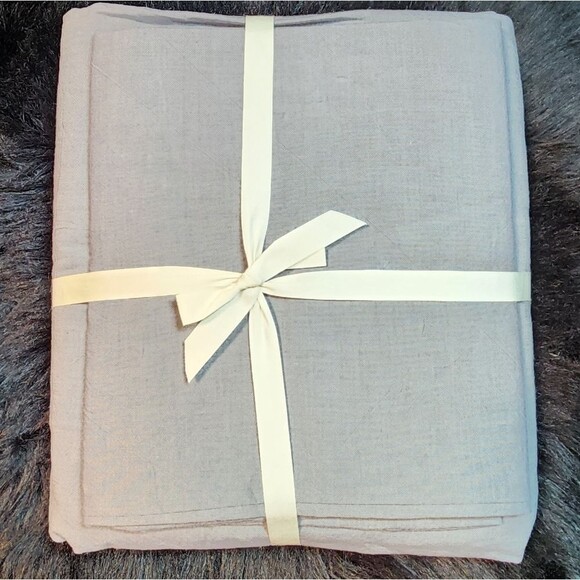 100% Cotton Duvet Cover Set Gray - Picture 3 of 6